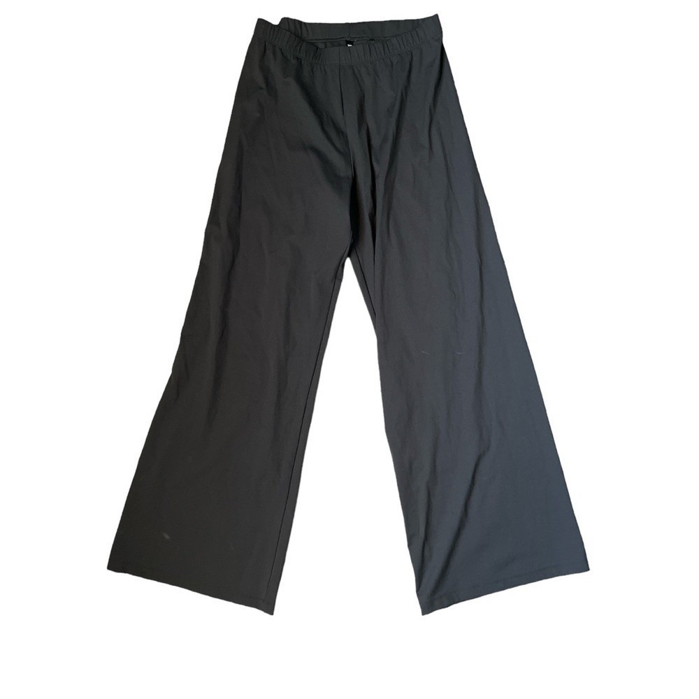 Victoria Sport Pants Womens Small Black Wide Leg Activewear EUC